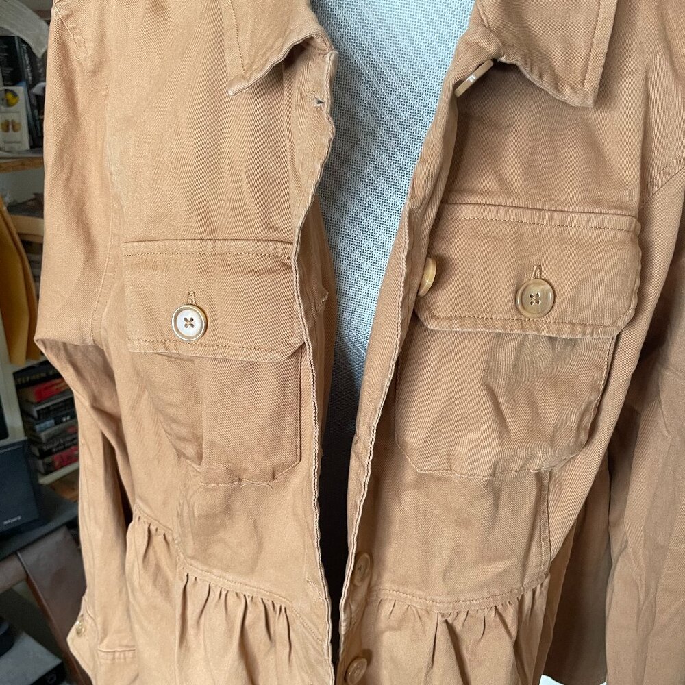 Torrid Peplum Utility Jacket Size 2X